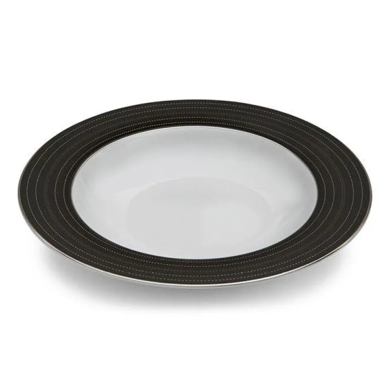 Lerk dyp tallerken 23 cm mørk