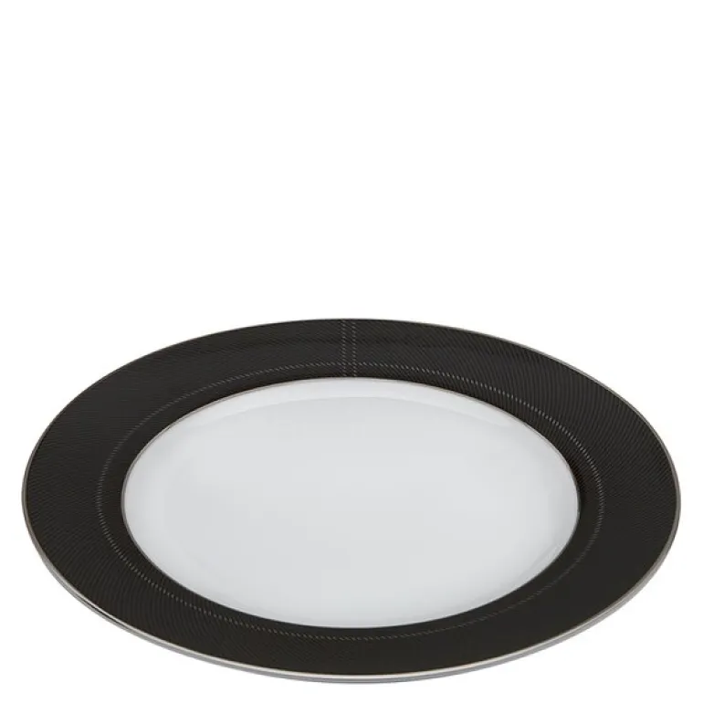 Lerk frokosttallerken 22 cm tweed svart