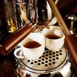 Lever espressomaskin 0,8L expo stål