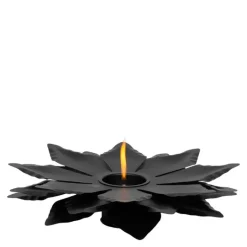 Lilje bordlykt 50 cm svart