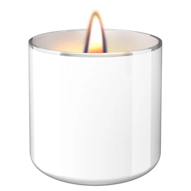 Lilly bordlykt 8 cm hvit