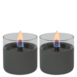 Lilly lys 8 2 stk 0,15L grå