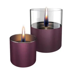 Lilly lys 8 og 10 gavesett vinrød