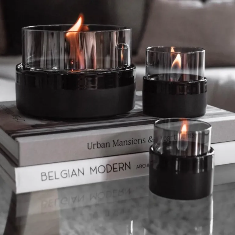 Lilly lyslykt 0,25L svart/smoke