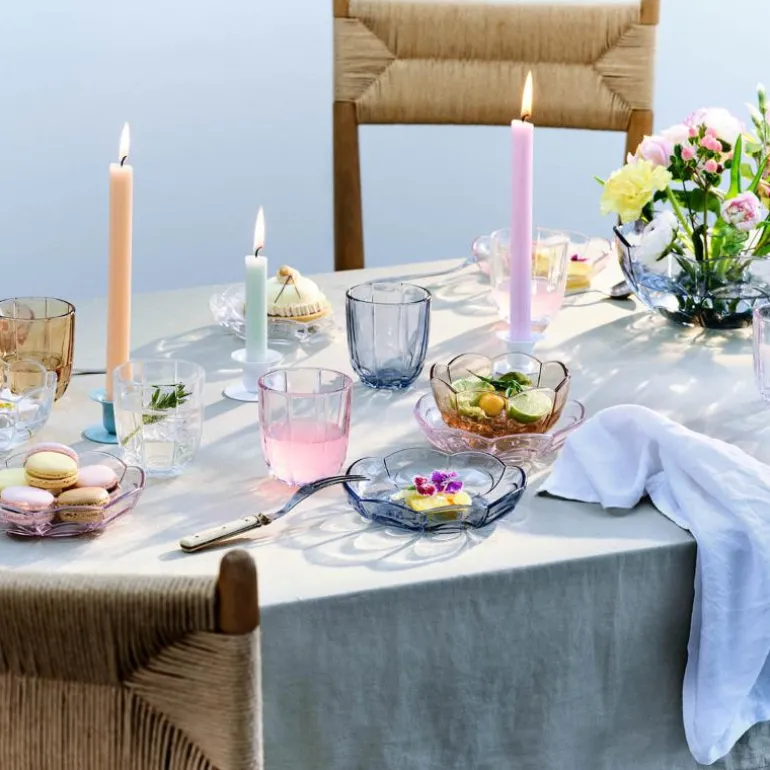 Lily skål 23 cm blue iris