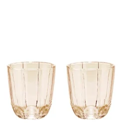 Lily vannglass 32 cl 2 stk toffee rose
