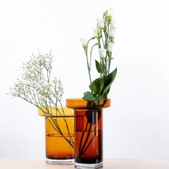 Limelight rosevase 23 cm amber