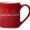 Lindgren krus "Den som er veldig sterk" 35 cl rød