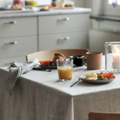 Linduk 175x175 cm pinstripe