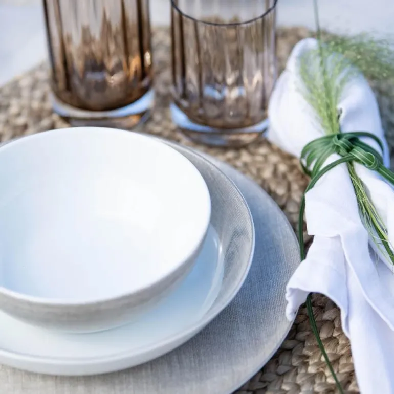 Linen middagstallerken 27 cm