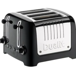 Lite brødrister 4 skiver svart