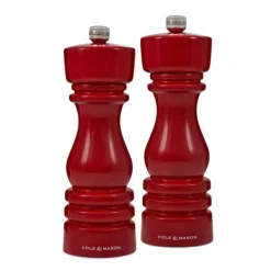 London salt- og pepperkvern 18 cm 2 stk rød