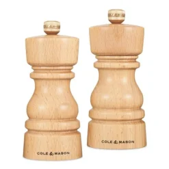 London salt- og pepperkvern 13 cm 2 stk natur