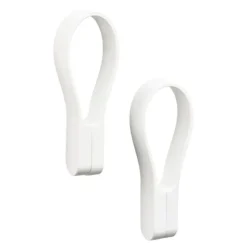 Loop håndklestropp magnet 2 stk white