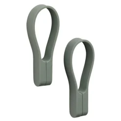 Lopp magnetisk håndklestropp 2 stk olivengrønn