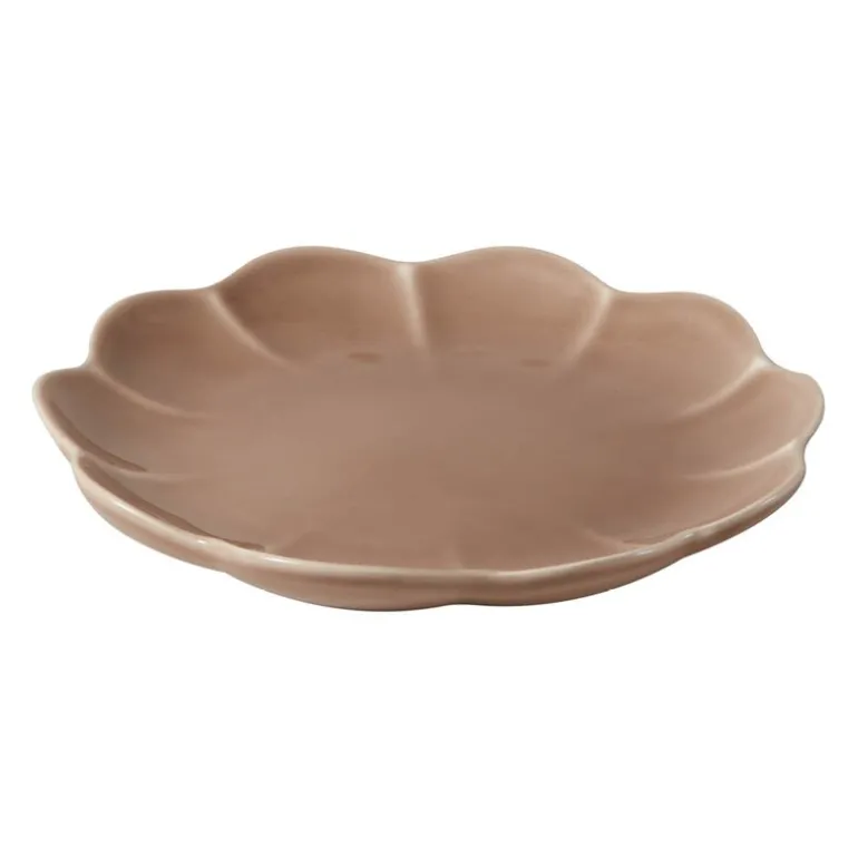 Lotus asjett 22 cm brun