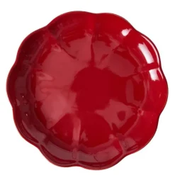 Lotus asjett 22 cm rød