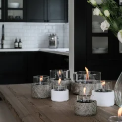 Lotus bordlykt 12 0,25L hvit