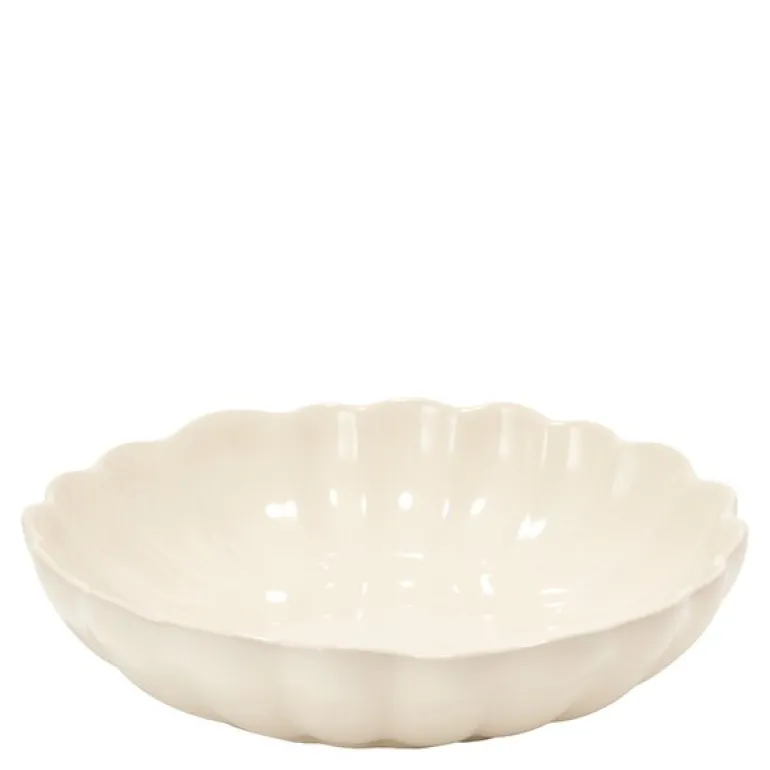 Lotus pastatallerken 21,5 cm krem