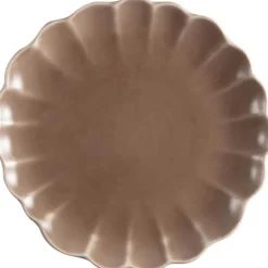 Lotus tallerken 27 cm brun