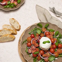 Lotus tallerken 27 cm brun