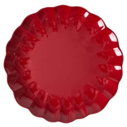 Lotus tallerken 27 cm rød