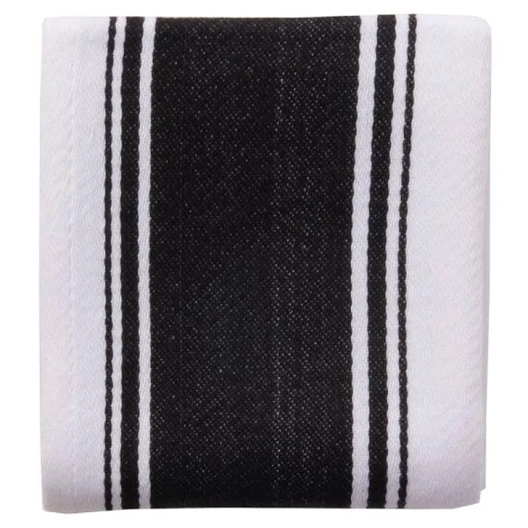 Love Colour kjøkkenhåndkle svart/hvit