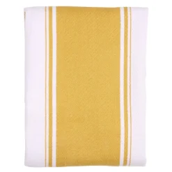 Love Colour stripet kjøkkenhåndkle 70x45 cm okergul