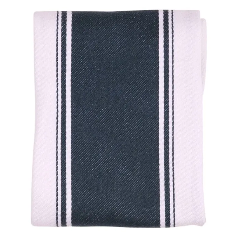 Love Colour stripet kjøkkenhåndkle 70x45 cm marineblå