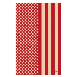 Love duk 150x180 cm rød/sand