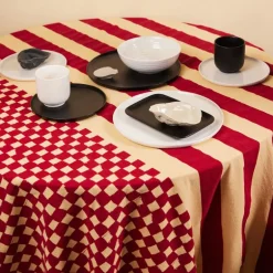 Love duk 150x180 cm rød/sand