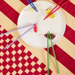 Love duk 150x180 cm rød/sand