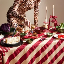 Love duk 150x180 cm rød/sand