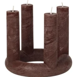 Lucille dekorlys 20 cm madder brown