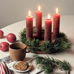 Lucille dekorlys 20 cm madder brown