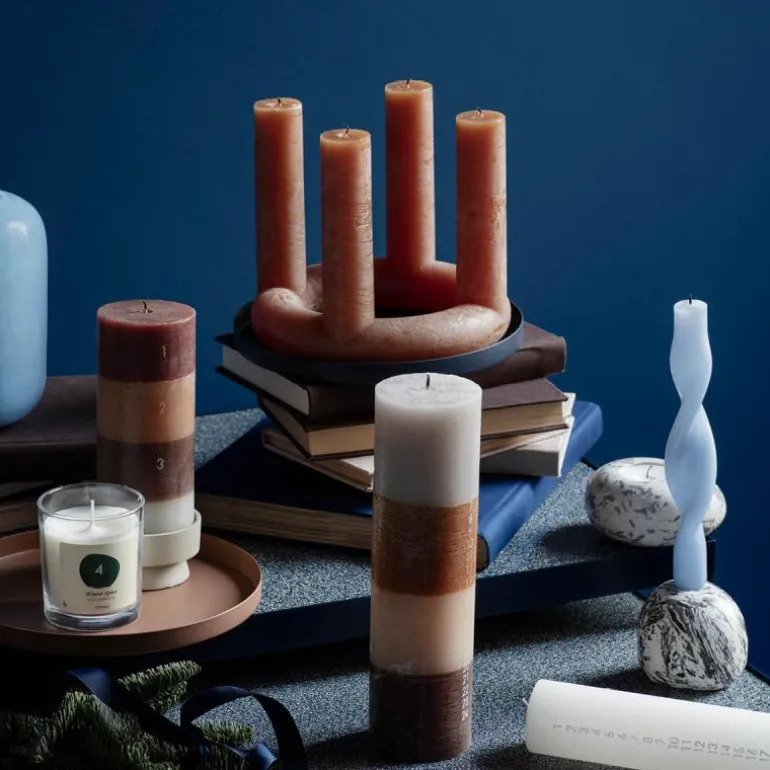 Lucille dekorlys 20 cm madder brown