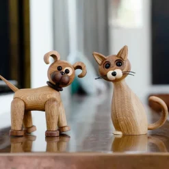 Lucky trefigur katt 15,9 cm