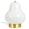 Lucy bordlampe 21,5 cm hvit