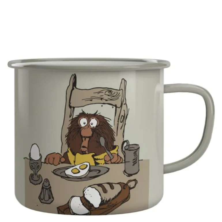 Ludvig emaljekopp 25 cl Frokost grå