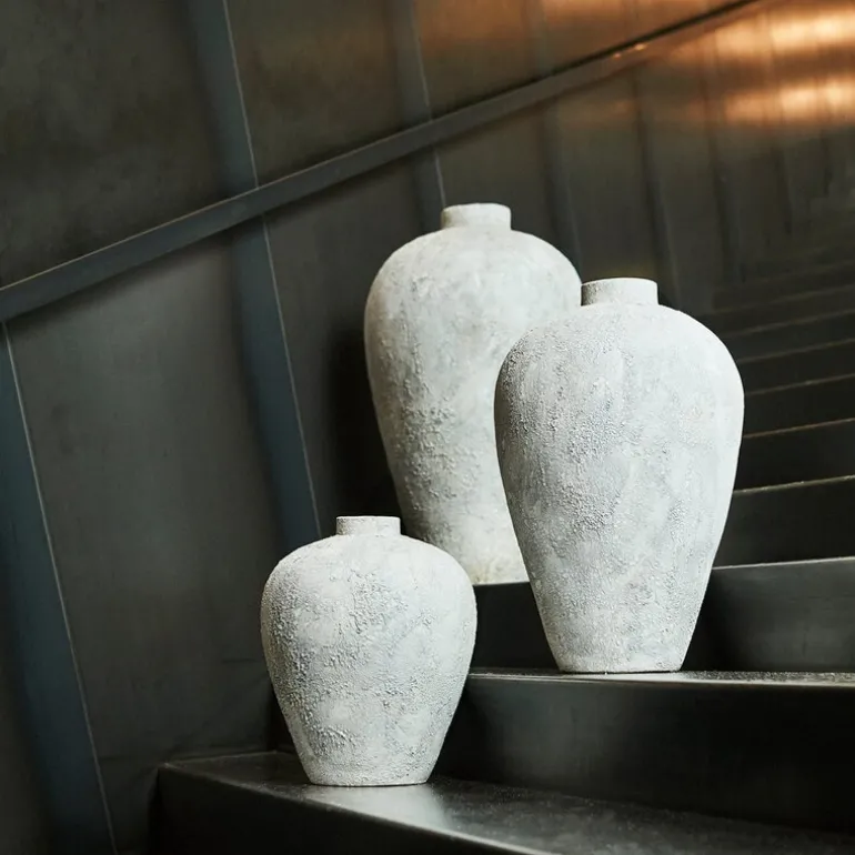 Luna blomsterkrukke 60x35 cm grå