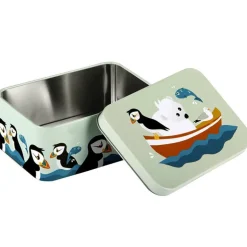 Lundefugl matboks 6x10x14 cm blå