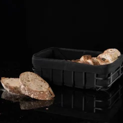 Lundi brødkurv 25,5x18,5 cm svart