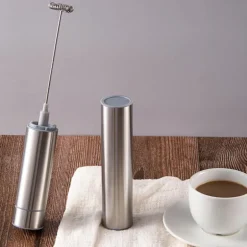 Lundi melkeskummer batteridrevet blank