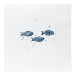 Lunsjserviett 16,5x16,5 cm 20 stk fisk