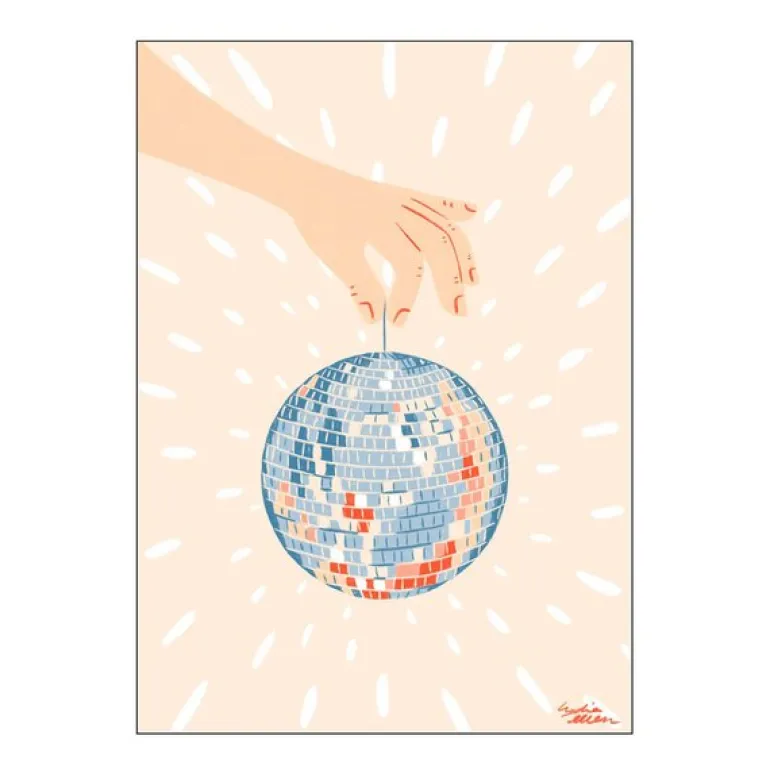 Lydia Ellen Design poster 50x70 cm disco