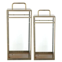 Lykt 2 stk 51/61 cm metall