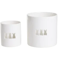 Lykt påskehare liten 8x7 cm