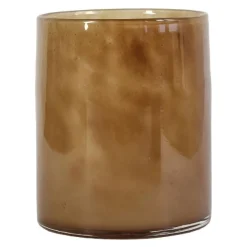 Lyric lyslykt 15x18 cm brown