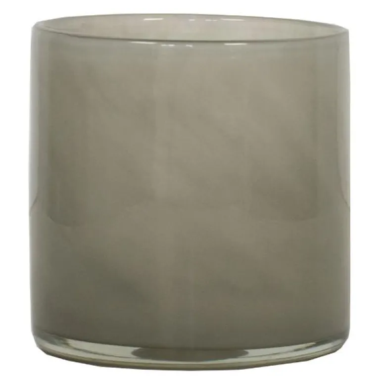 Lyric lyslykt 10x10 cm warm grey