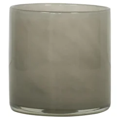 Lyric lyslykt 8x8 cm warm grey